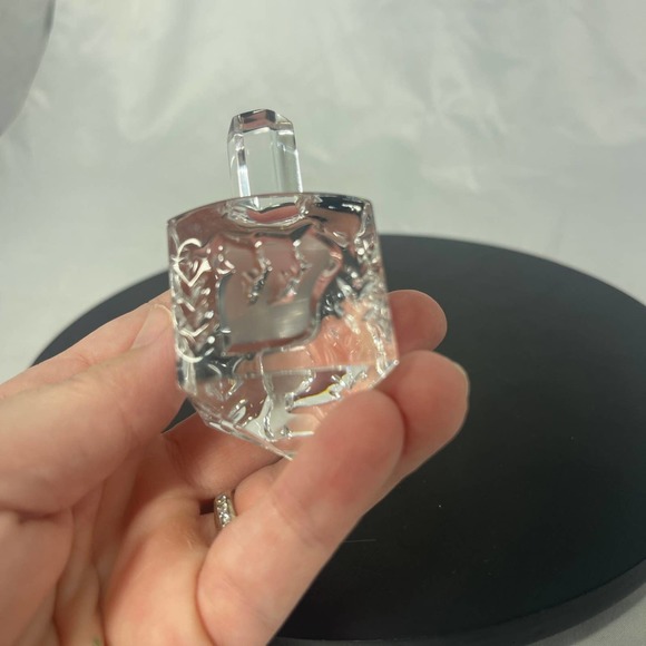 VTG Alef Judaica crystal Hanukkah Dreidel - Picture 10 of 12